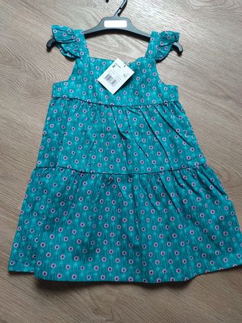 Robe fille 2 ans neuve