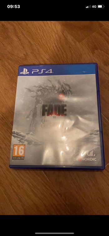 Jeux ps4 fade to silence