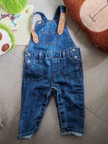 Salopette jeans obaibi 12m