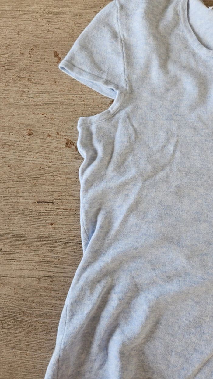 T shirt bleu clair, sans manche, Gadpard, M, neuf avec étiquette - photo numéro 3