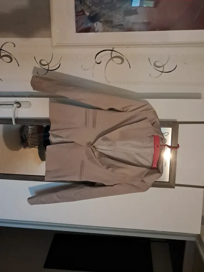 Veste habillée beige