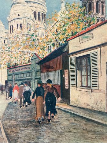Tableau œuvre d’art Utrillo