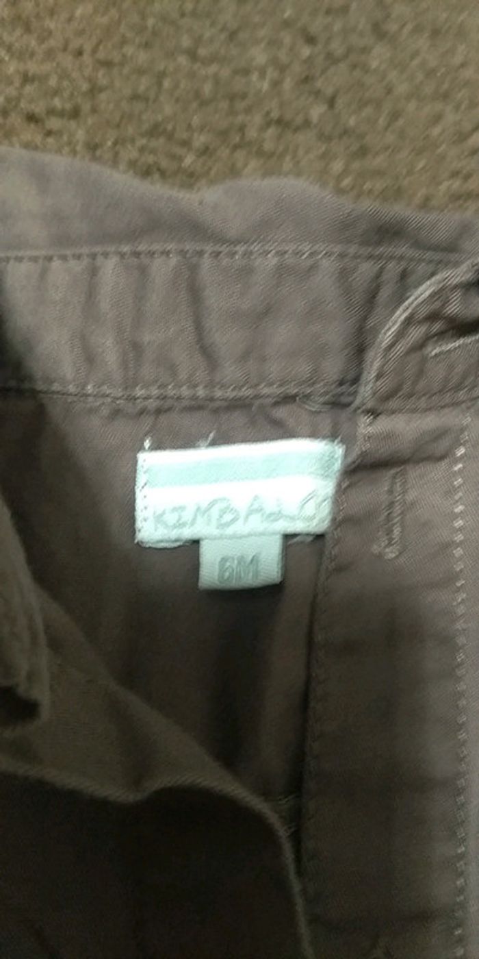 chemise marron kimbaloo - photo numéro 3