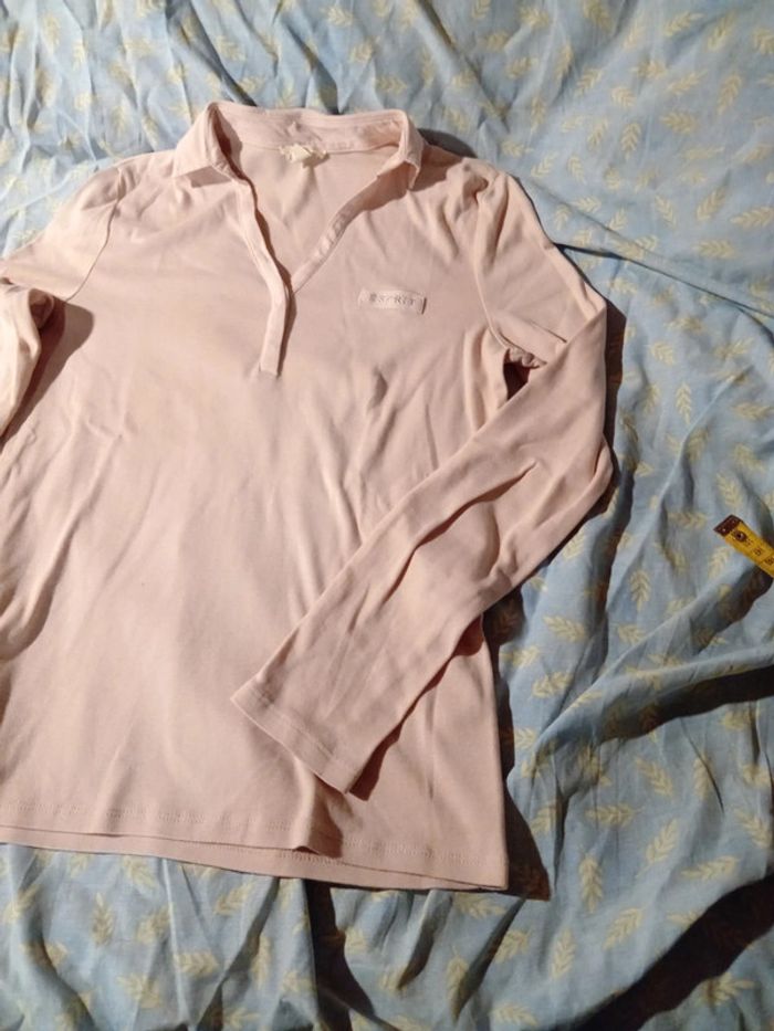 Blouse manche longue col v - photo numéro 4