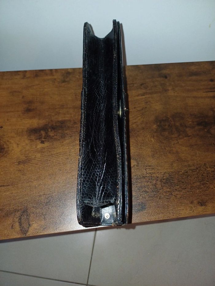 Pochette cuir noir - photo numéro 3