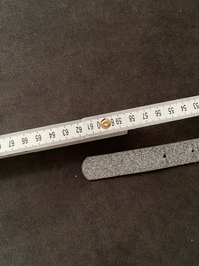 Ceinture argentée  🌸 62cm - photo numéro 5