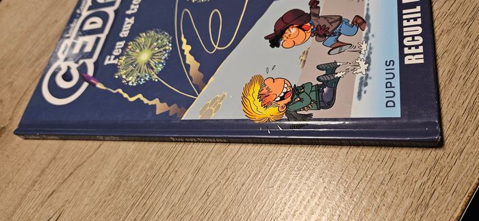 BD Cédric Feu aux trousses, recueil de gags - photo numéro 2