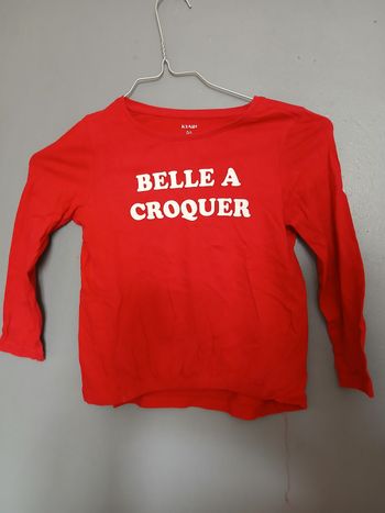 Pull belle a croquer taille 5 ans