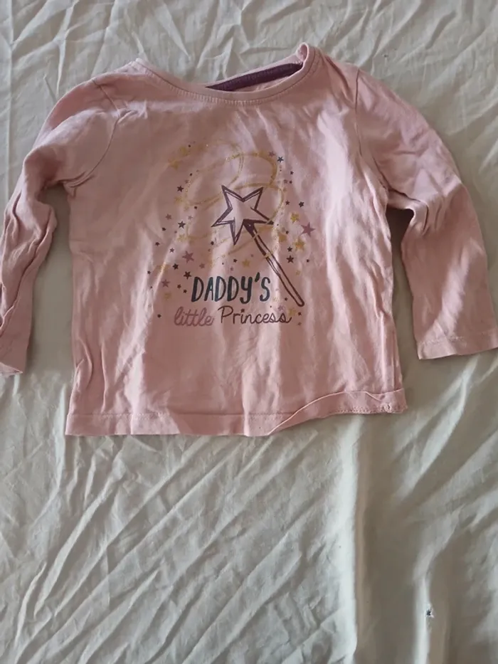 Tee-shirt manche longue 9-12 mois - photo numéro 2