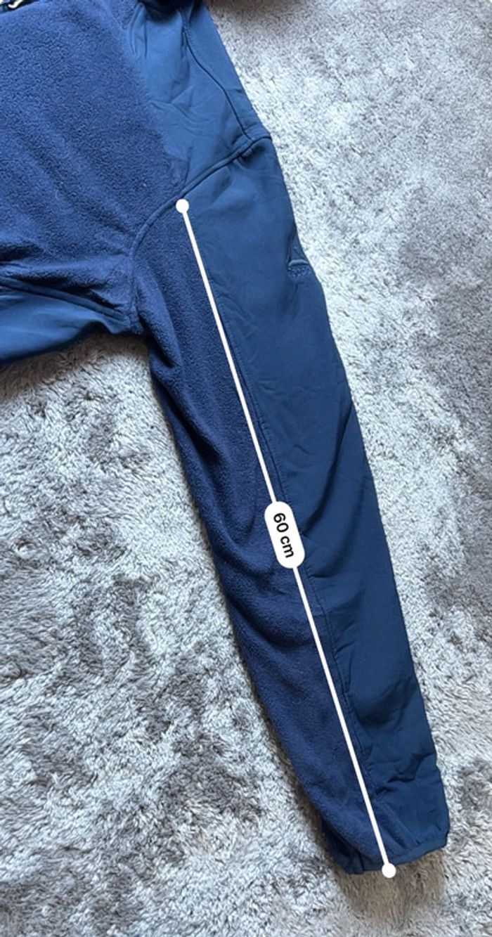 Veste polaire Reebok bleu marine à capuche – Taille XL - photo numéro 5