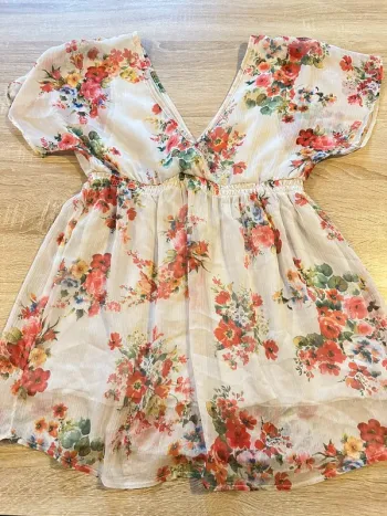Blouse fleurie