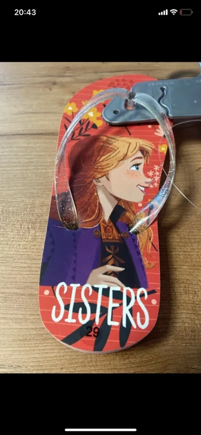 Tong / claquettes reine des neiges - photo numéro 3