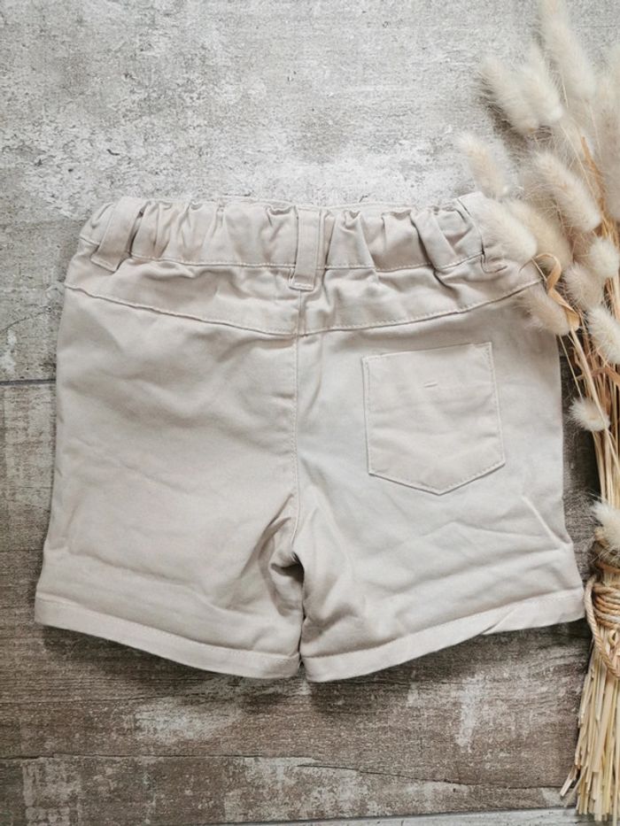 🌺Short chino Kiabi 6mois beige marron bébé garçon - photo numéro 6