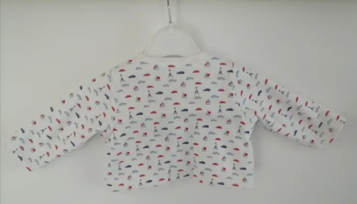 Brassière petit bateau blanc rouge - photo numéro 6