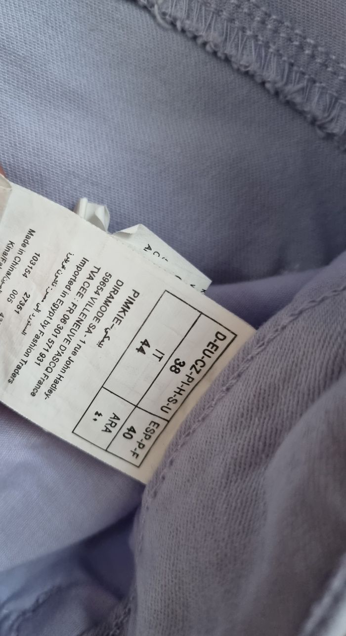 pantalon en jean lila pimkie taille 38 M - photo numéro 3