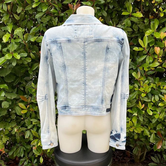 Très belle veste en jean bleu clair Bonobo pour femme, taille XL - photo numéro 2