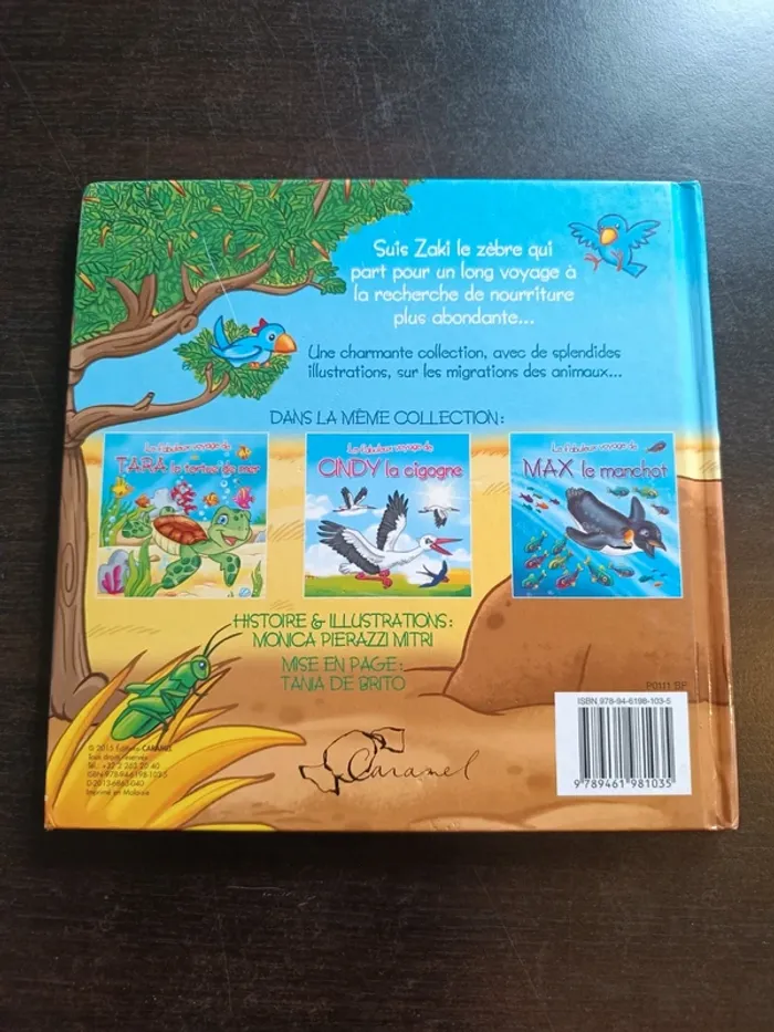 Livre LE FABULEUX VOYAGE DE ZAKI LE ZÈBRE - photo numéro 7