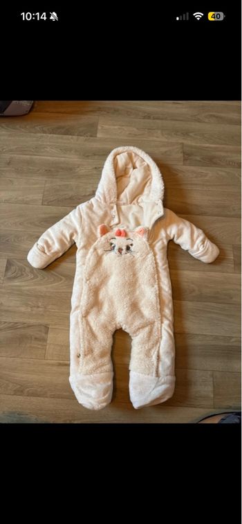 Combinaison hiver marie Disney 6 mois