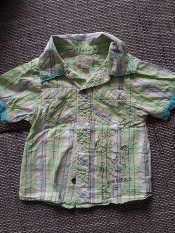 Chemise manches courtes 12mois