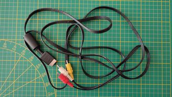 Câble vidéo pièce détachée console de jeux Sony Playstation 2 PS2 SCPH-30004 #B33