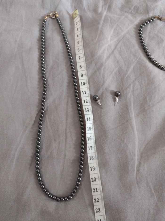 Collier+bracelet+boucles d'oreilles - photo numéro 5
