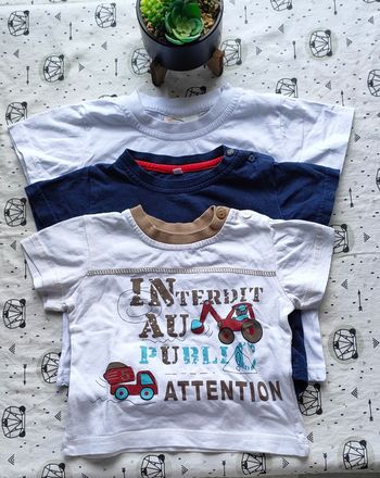 Lot tee-shirt taille 18 mois