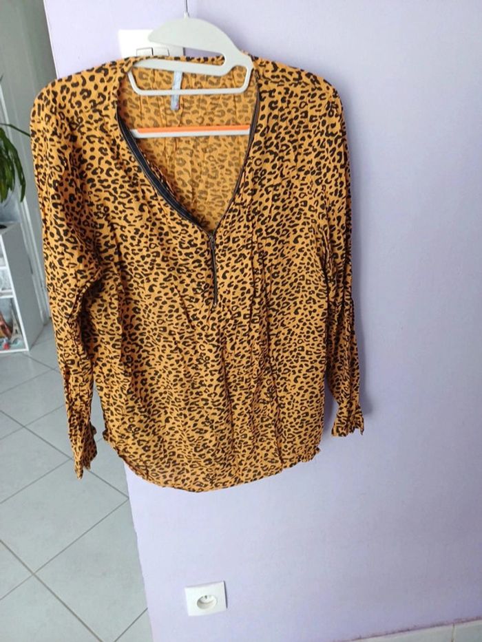 Chemise femme fluide à fermeture eclaire - photo numéro 7