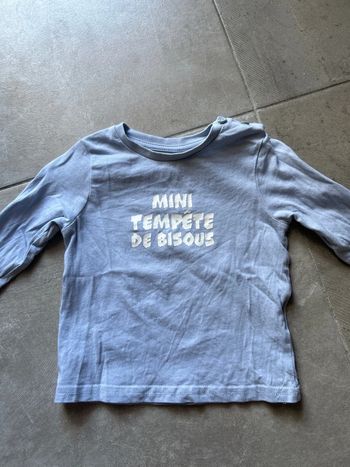 Manche longue bébé 9 mois