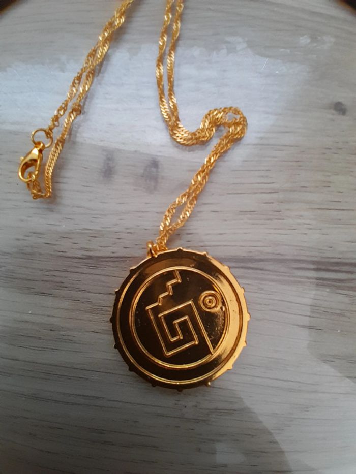 Collier Médaillon de Pirates des Caraïbes,Jack Sparrow - photo numéro 3