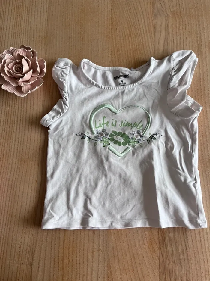 Lot T-shirts 4 ans - photo numéro 2