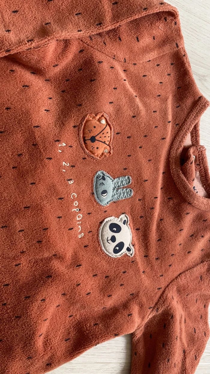 Lot deux pyjamas 9 mois - photo numéro 3