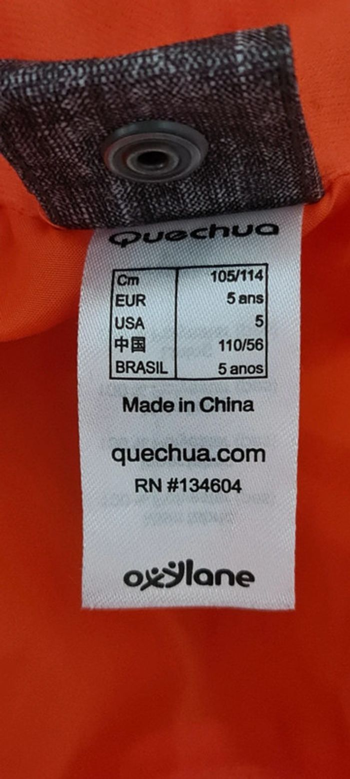 Manteau d'hiver Quechua taille 5 ans - photo numéro 14