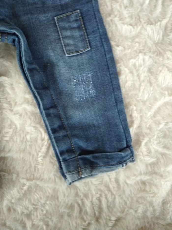 Salopette jeans Garçon 6 mois Gémo - photo numéro 8