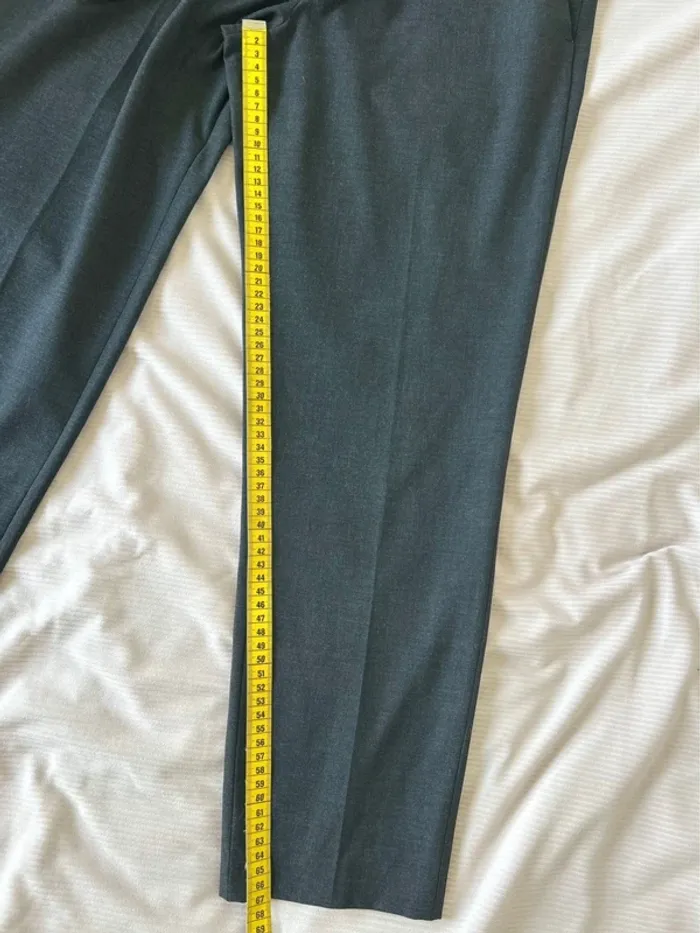 Pantalon ajusté, gris Zara taille M - photo numéro 4