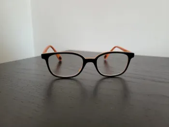 Lunette de vue enfant marvel orange à mettre à la vue