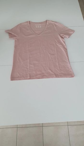 T shirt neuf rose en S
