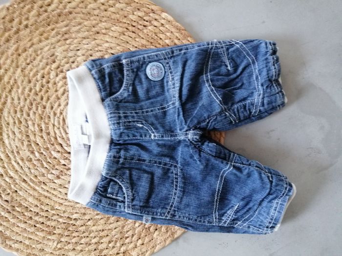 Jean large doublé chaud, garçon, 3 mois, très bon état, Kimbaloo