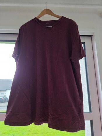 T shirt bordeaux