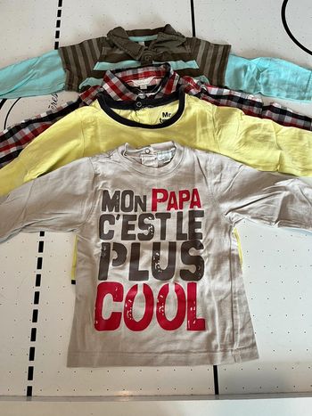 Lot t-shirt et chemises