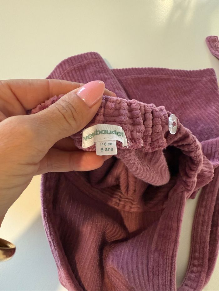 Robe effet velours vieux rose Vertbaudet - photo numéro 9