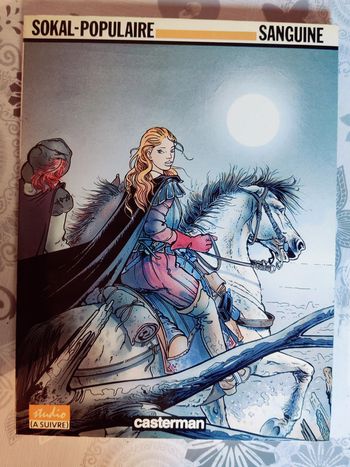 Bd : Sokal - Populaire : "Sanguine" édition originale