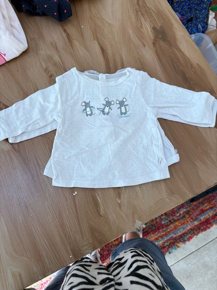 Lot 3 maillots manches longues 3 mois - photo numéro 4