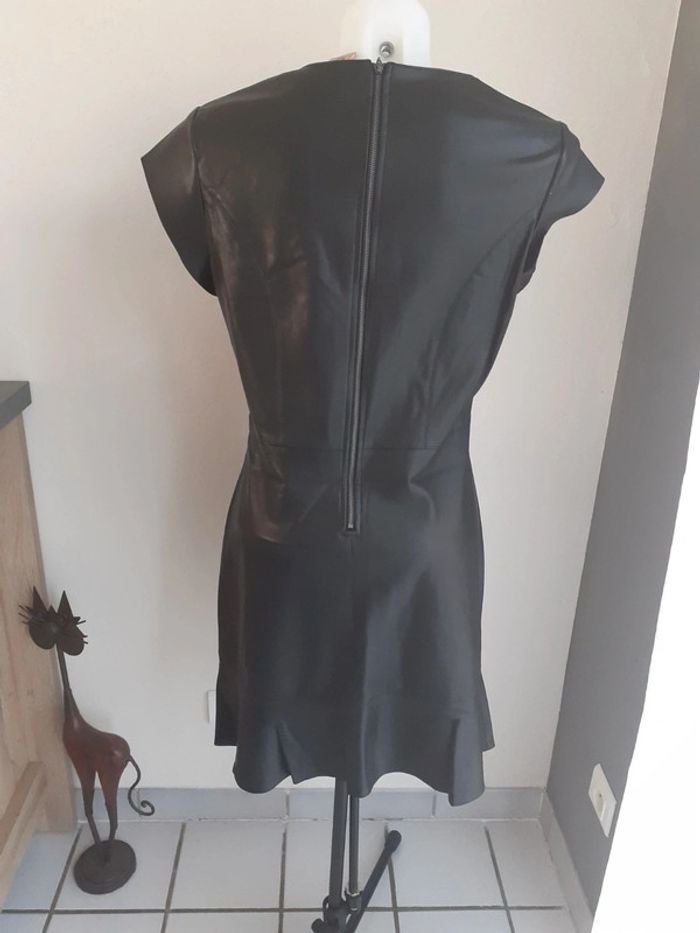 Robe noire simili cuir neuve t m/l .101 idees - photo numéro 5