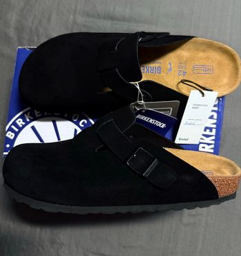 Sandales Birkenstock Boston noir taille 42