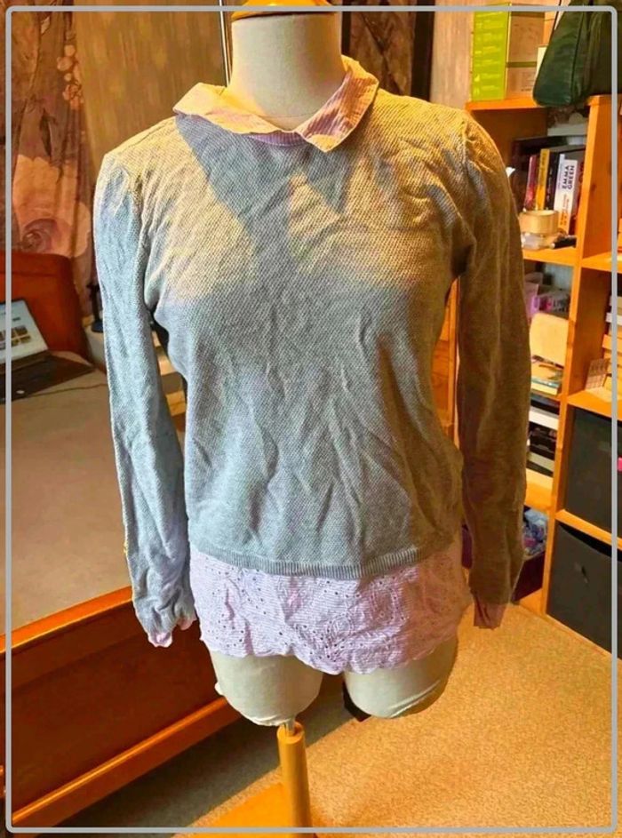Tres jolie pull chemise taille 40 - photo numéro 4
