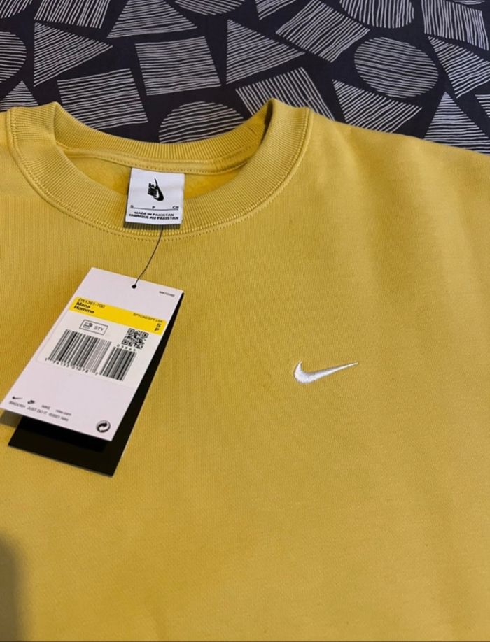 Sweat jaune Nike S - photo numéro 3