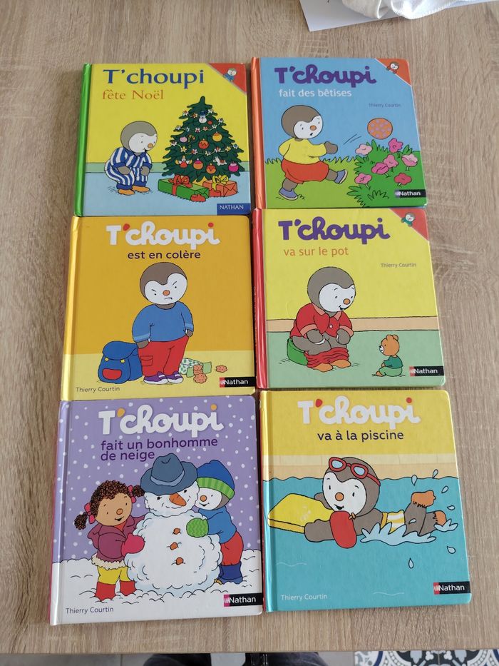Lot de 10 livres de T'choupi en bon état - photo numéro 2