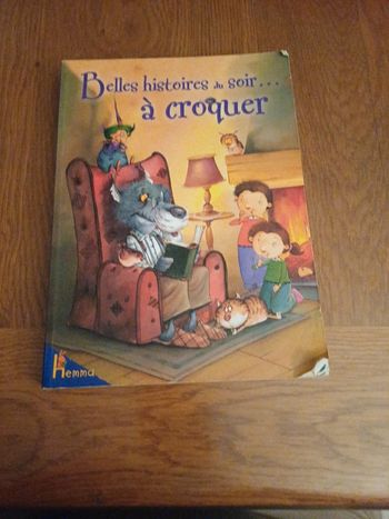 Livre belles histoires du soir  à croquer