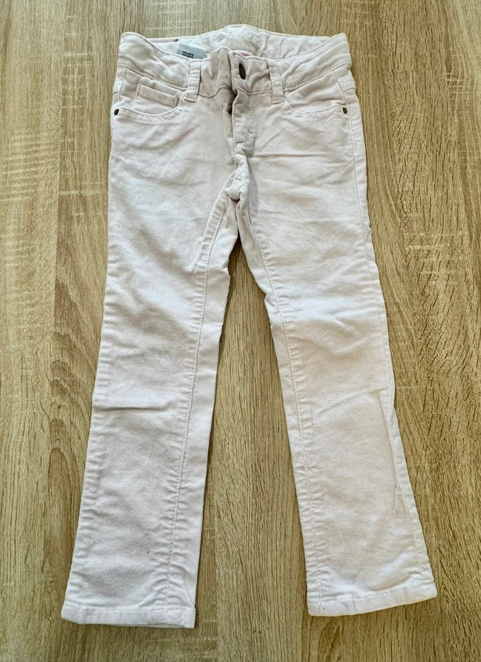 Pantalon velour rose pale Cyrillus - photo numéro 2