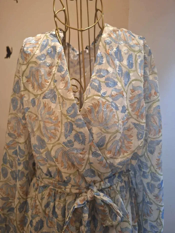 Robe longue asymétrique - Made in italy - photo numéro 2